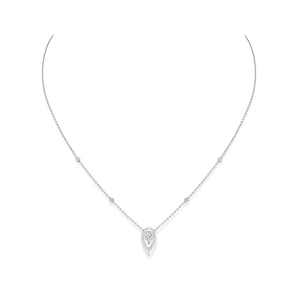 Fiery White Gold and Diamond Pendant .25ct